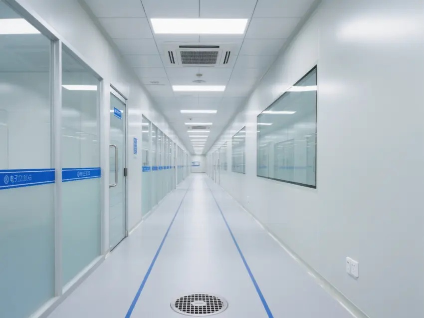 4000平合肥電子廠萬級(jí)潔凈車間裝修工程